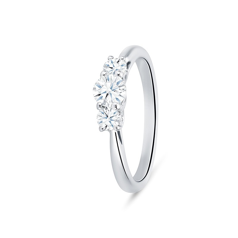 sortija de compromiso con diamantes certificados D-VS2 "Tetuan" - SR 53