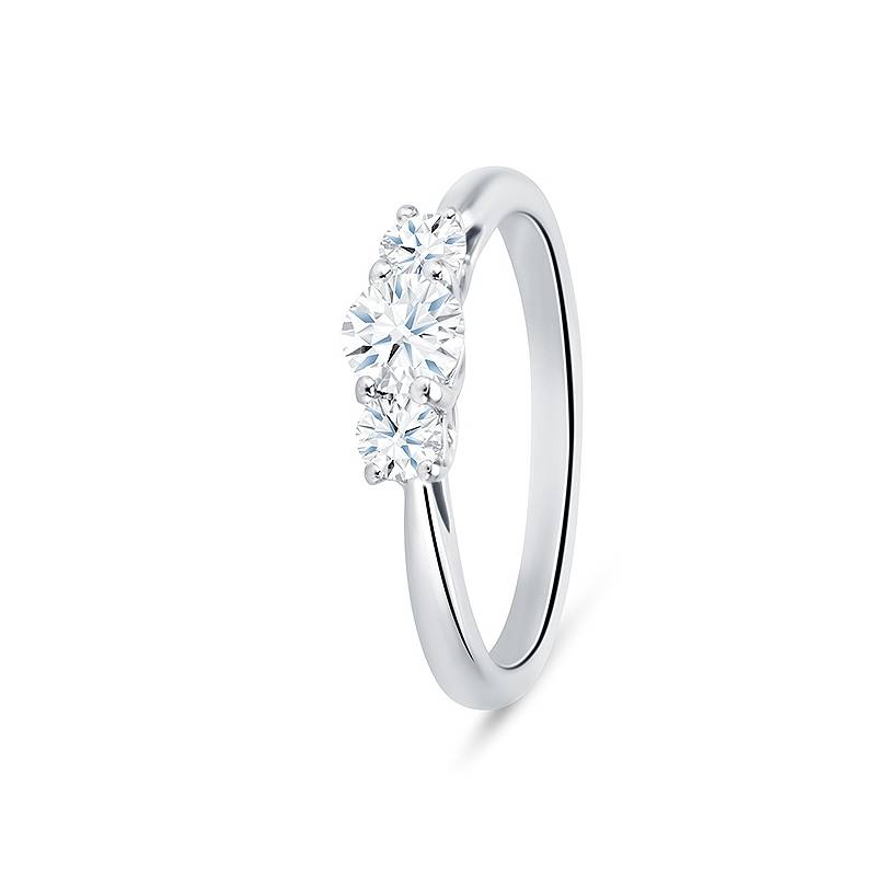 sortija de compromiso con diamantes certificados D-VS2 "Tetuan" - SR 53