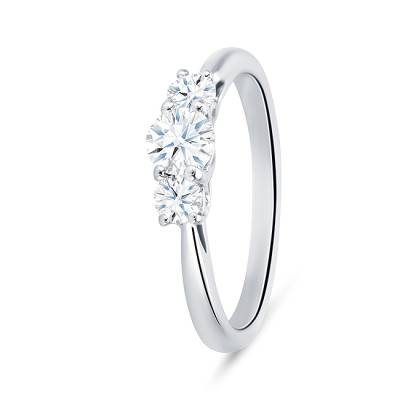 sortija de compromiso con diamantes certificados D-VS2 "Tetuan" - SR 53