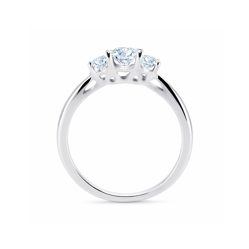 sortija de compromiso con diamantes certificados D-VS2 "Tetuan" - SR 53