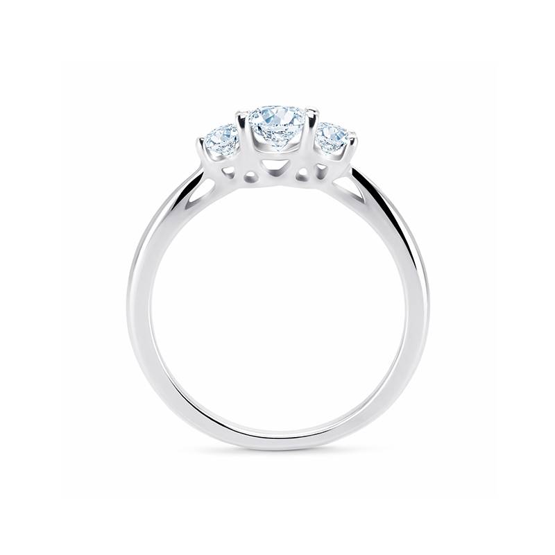 sortija de compromiso con diamantes certificados D-VS2 "Tetuan" - SR 53