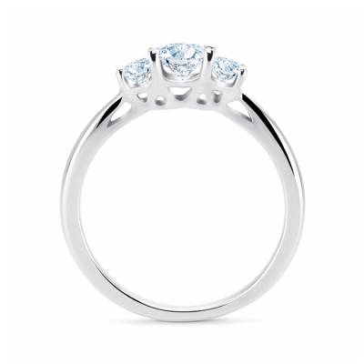 sortija de compromiso con diamantes certificados D-VS2 "Tetuan" - SR 53