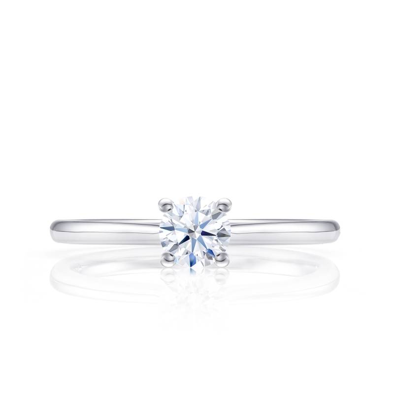 Anillo Pt Pekín con brillante