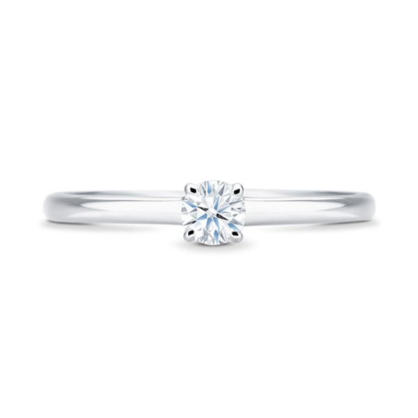 Anillo "Beauty" Pt clásico con Diamante SR 34 PT