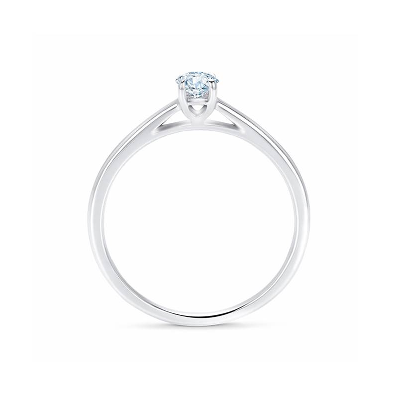 Anillo "Beauty" Pt clásico con Diamante SR 34 PT 3