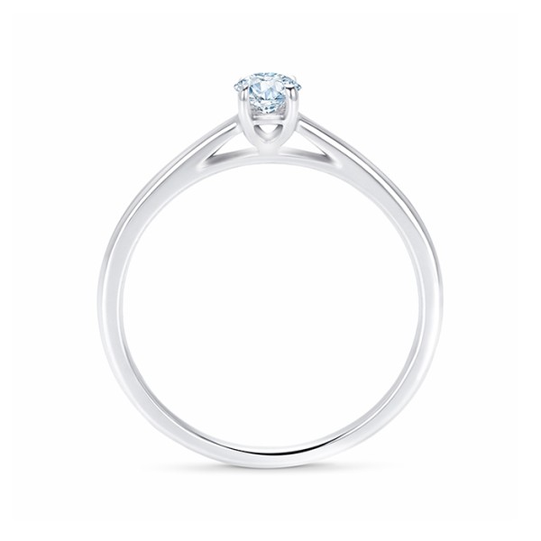 Anillo "Beauty" Pt clásico con Diamante SR 34 PT 3