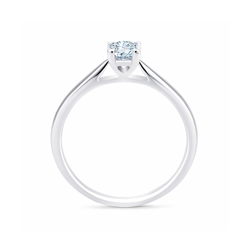 Anillo Platino Diamante Princesa