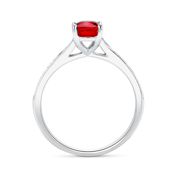 Anillo Rubí Baguettes RED VICENZA - SR 78 RUBI -3
