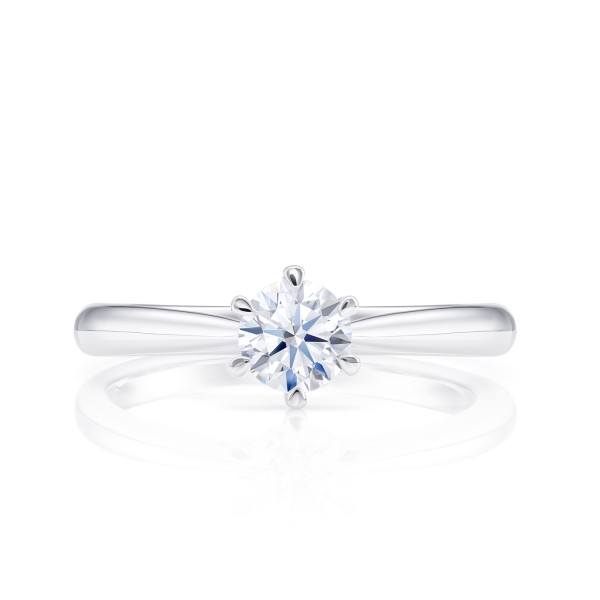 Solitario Milan de oro blanco y diamante 0.25 SR 30