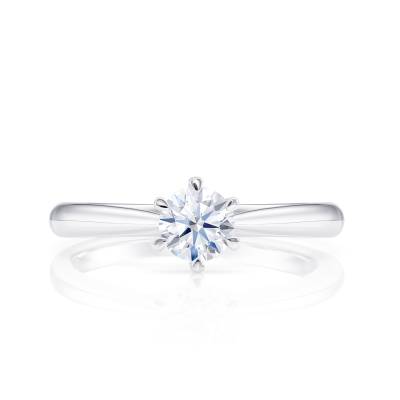 Solitario Milan de oro blanco y diamante 0.25 SR 30