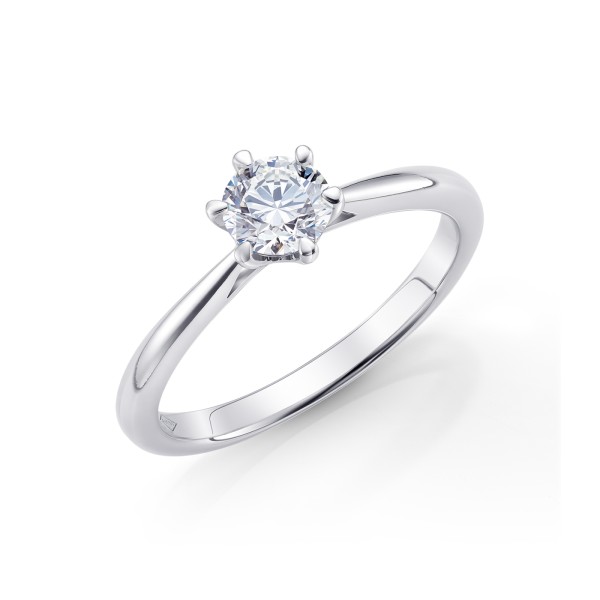 Solitario Milan de oro blanco y diamante 0.25 SR 30 2