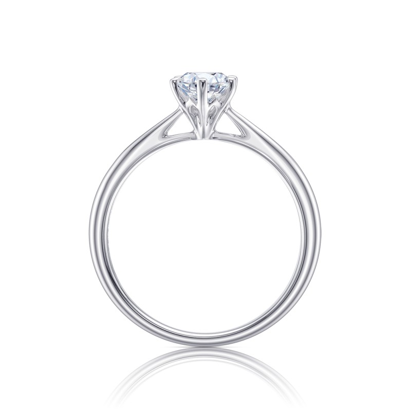 Solitario Milan de oro blanco y diamante 0.25 SR 30-3