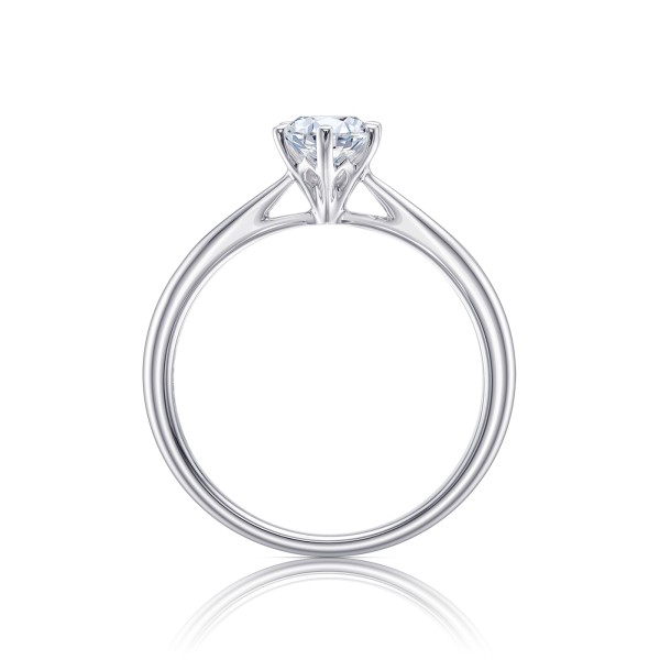 Solitario Milan de oro blanco y diamante 0.25 SR 30-3