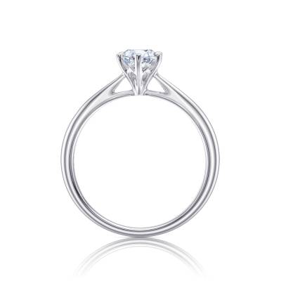 Solitario Milan de oro blanco y diamante 0.25 SR 30-3