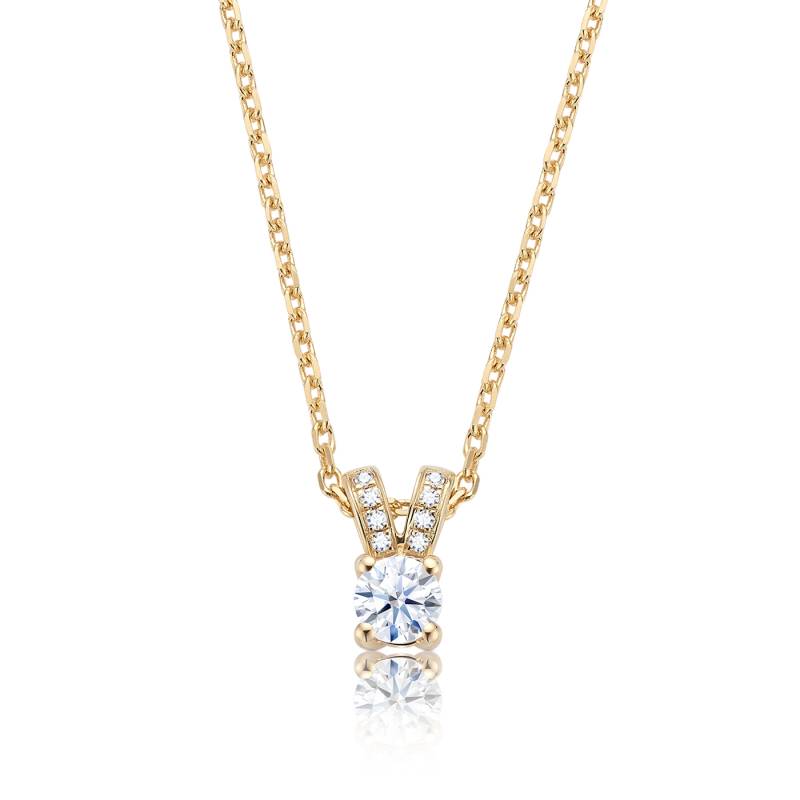 Colgante en Oro 18K con Diamantes Golden Eiffel cr16oa