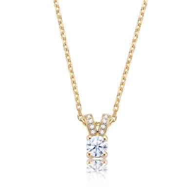 Colgante en Oro 18K con Diamantes Golden Eiffel cr16oa