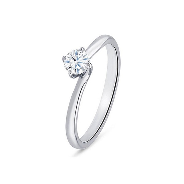 Anillo clásico "Arba" oro 18k con diamante - SR-11 2