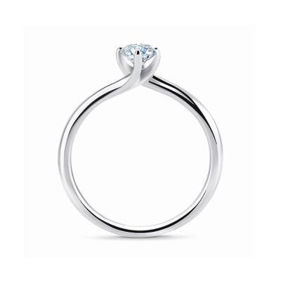 Anillo clásico "Arba" oro 18k con diamante - SR-11