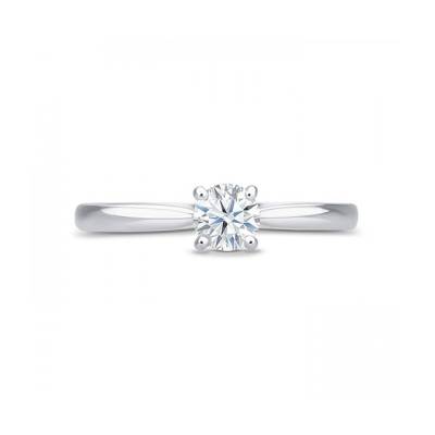 Solitario "HarmonyStyle" oro blanco y diamante
