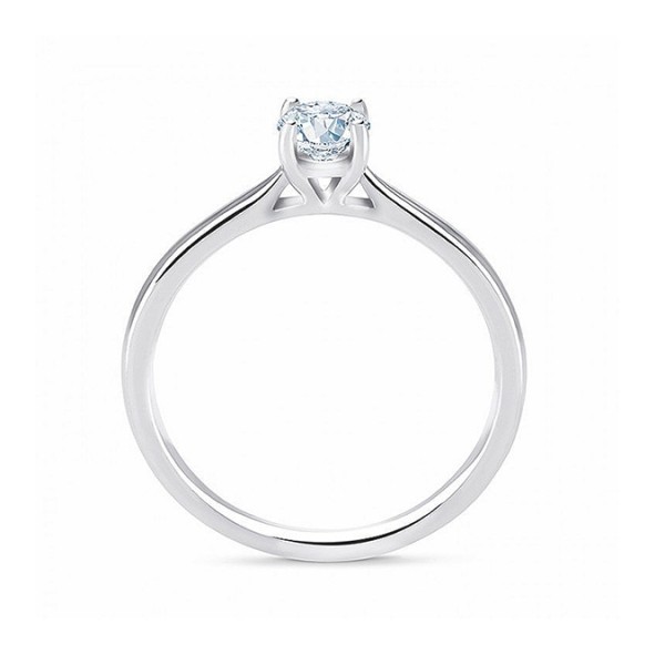 Solitario "HarmonyStyle" oro blanco y diamante-3