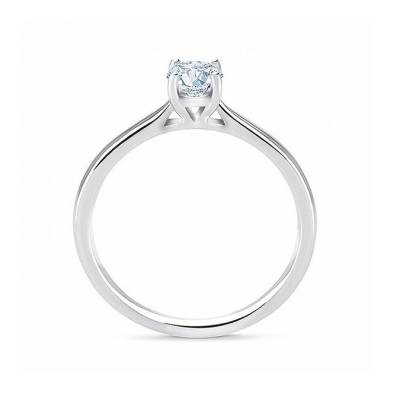 Solitario "HarmonyStyle" oro blanco y diamante-3