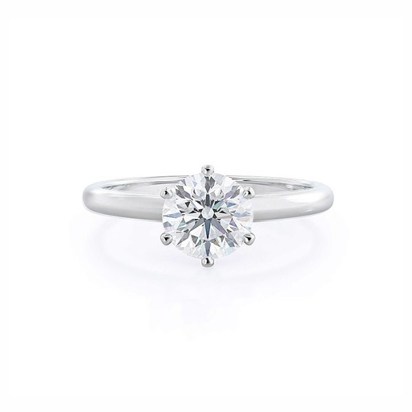 Sortija "Hope" 0.15 cts. oro blanco 18k y brillante