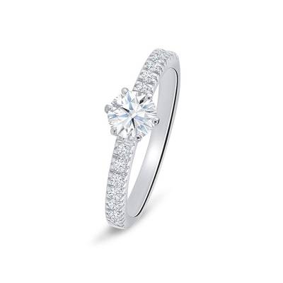 Sortija Oro 18k y diamantes 0.20 cts "JaipurStyle"-2