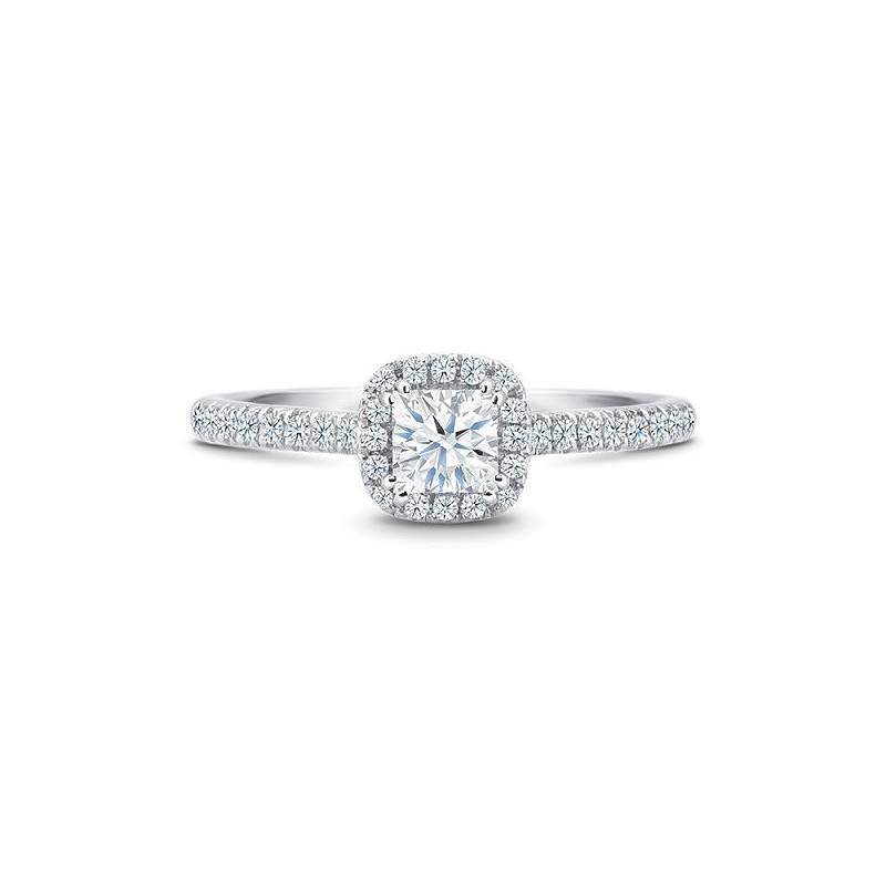 Sortija Kyoto de oro de 18k con un diamante de 0.30 cts. engastado en garras - SR-2