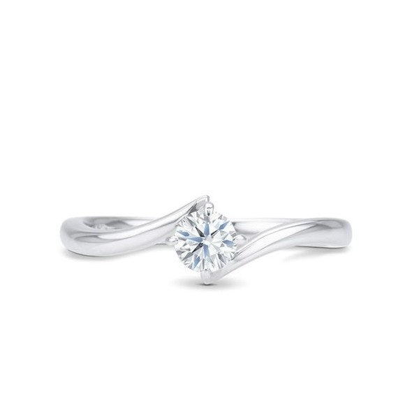 Anillo Solitario "Lesath" de compromiso y diamante - SR 59