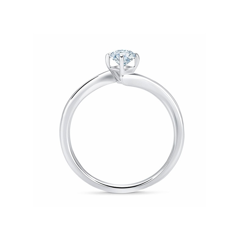 Anillo Solitario "Lesath" de compromiso y diamante - SR 59