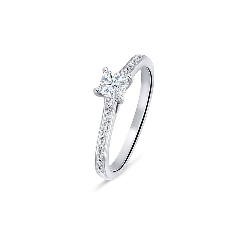 Anillo "Melody Diamonds" corte princesa-2