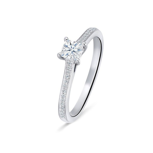 Anillo "Melody Diamonds" corte princesa 2