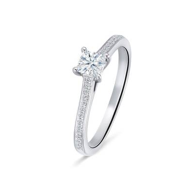 Anillo "Melody Diamonds" corte princesa-2
