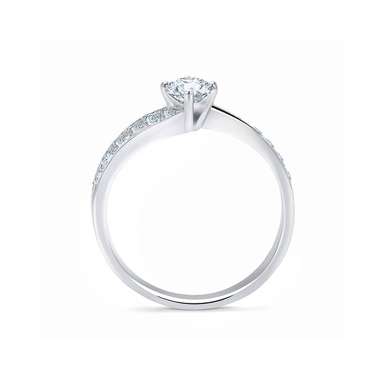 Anillo “Look Diamonds” de estilo clásico y elegante-3