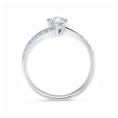 Anillo “Look Diamonds” de estilo clásico y elegante-3