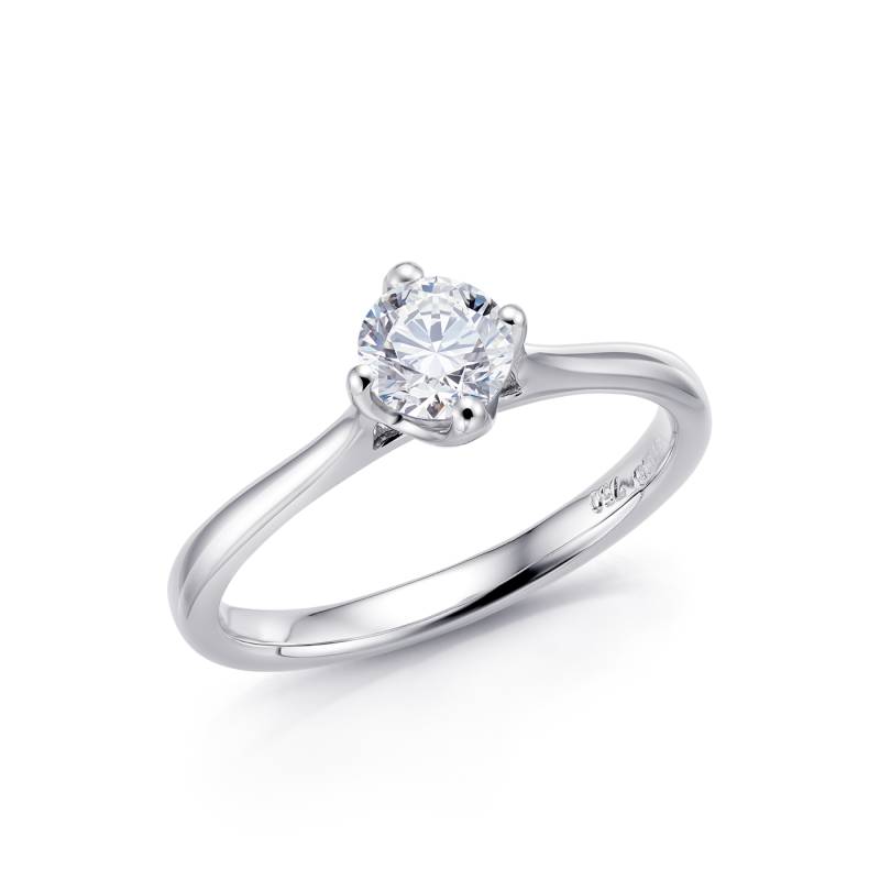 Anillo “Ikeda” 0.30 cts. oro 18k y brillante-2