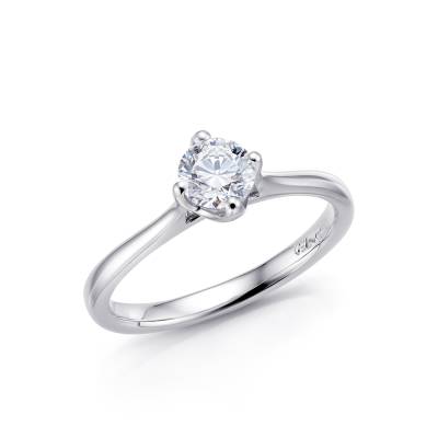 Anillo “Ikeda” 0.30 cts. oro 18k y brillante-2