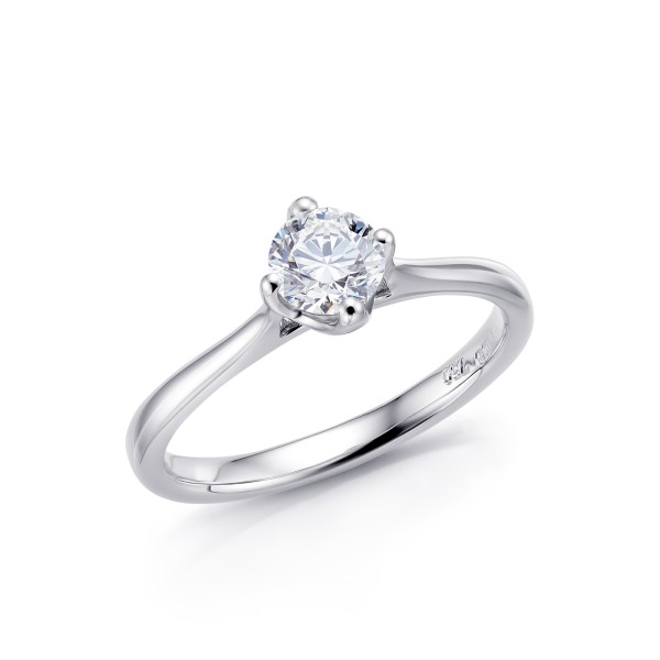 Anillo “Ikeda” 0.30 cts. oro 18k y brillante 2