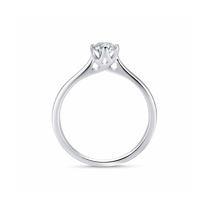 Anillo “Ikeda” 0.30 cts. oro 18k y brillante-3