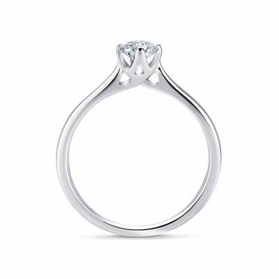 Anillo “Ikeda” 0.30 cts. oro 18k y brillante-3