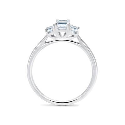 Anillo “Trilogy” oro 18K y diamantes