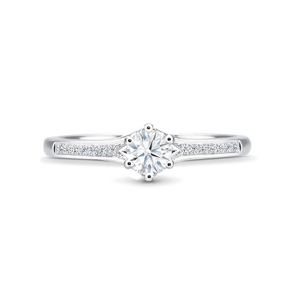 Anillo “SidneyCity” oro blanco y diamantes