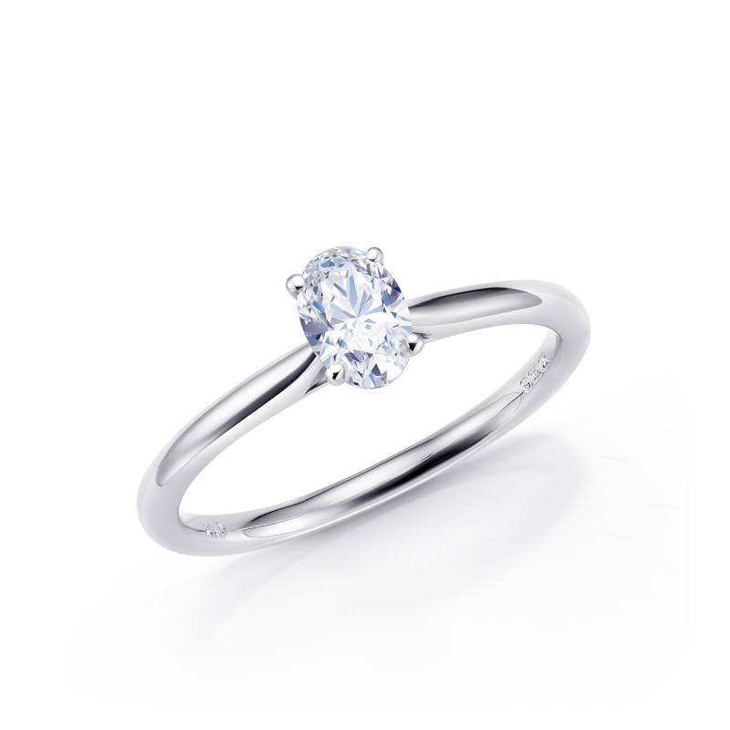 Sortija “OvalStyle” oro blanco y talla Oval-2