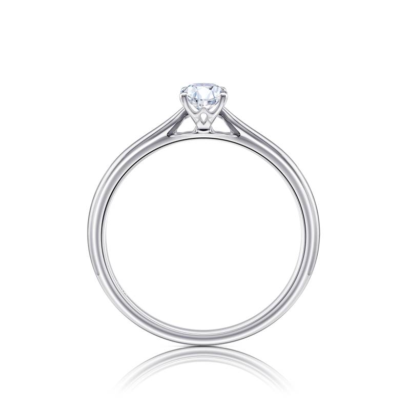 Sortija “OvalStyle” oro blanco y talla Oval-3