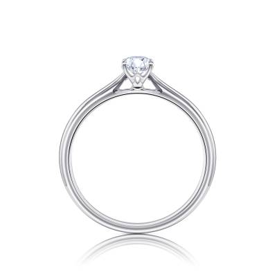 Sortija “OvalStyle” oro blanco y talla Oval-3