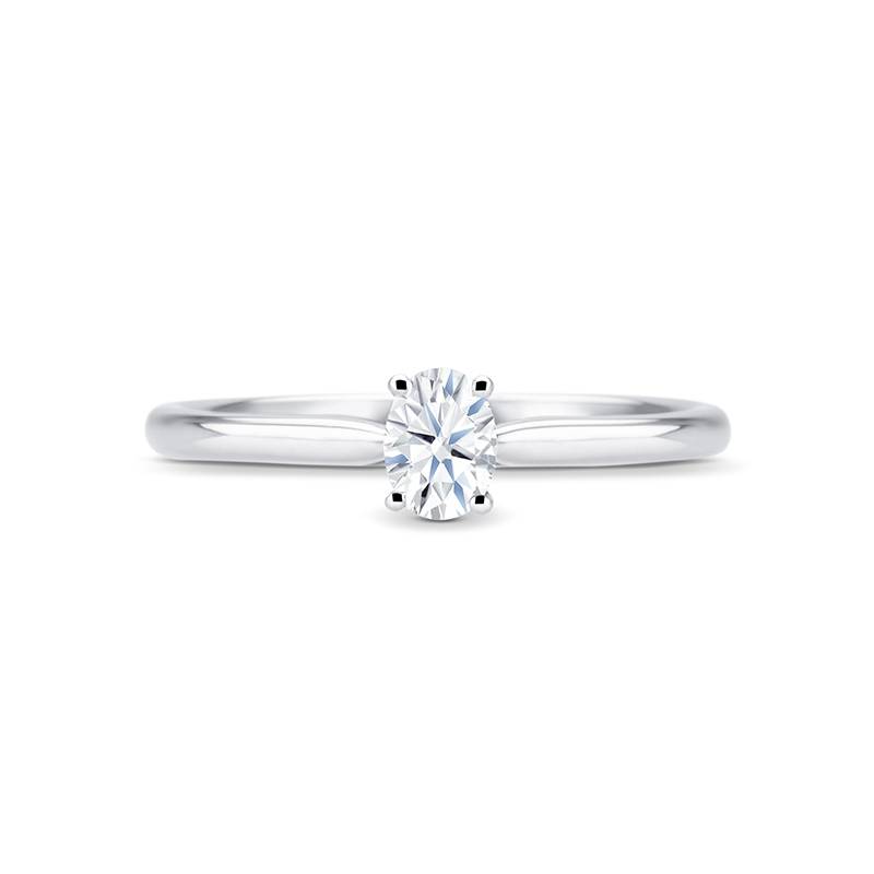 Anillo Solitario Diamante  talla oval