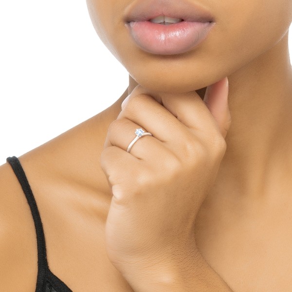 Anillo Solitario "Florencia S" con Diamante desde 0.15 cts-2