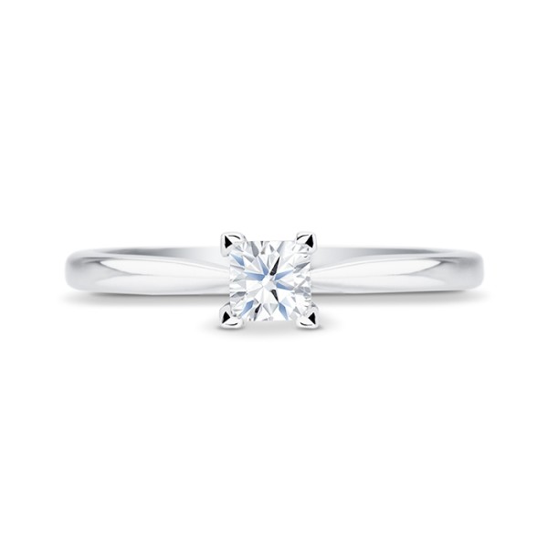 Solitario "Surya S" con diamante central talla princesa