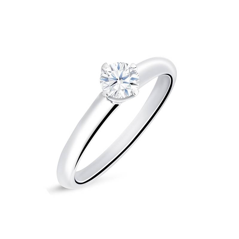 Solitario "Roma S" Diamante 0.30 cts. en oro blanco-2