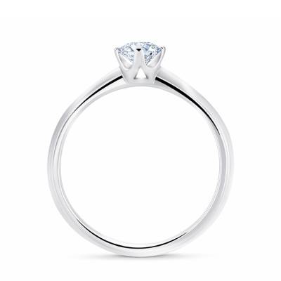 Solitario "Roma S" Diamante 0.30 cts. en oro blanco-3